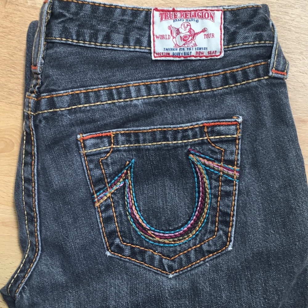 True Religion Bobby Big T Rainbow jeans
